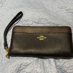 Coach full zip wallet